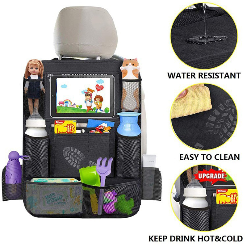 1pc Car Backseat Organizer wit - đánh giá và giá Tablet Accessories Bag