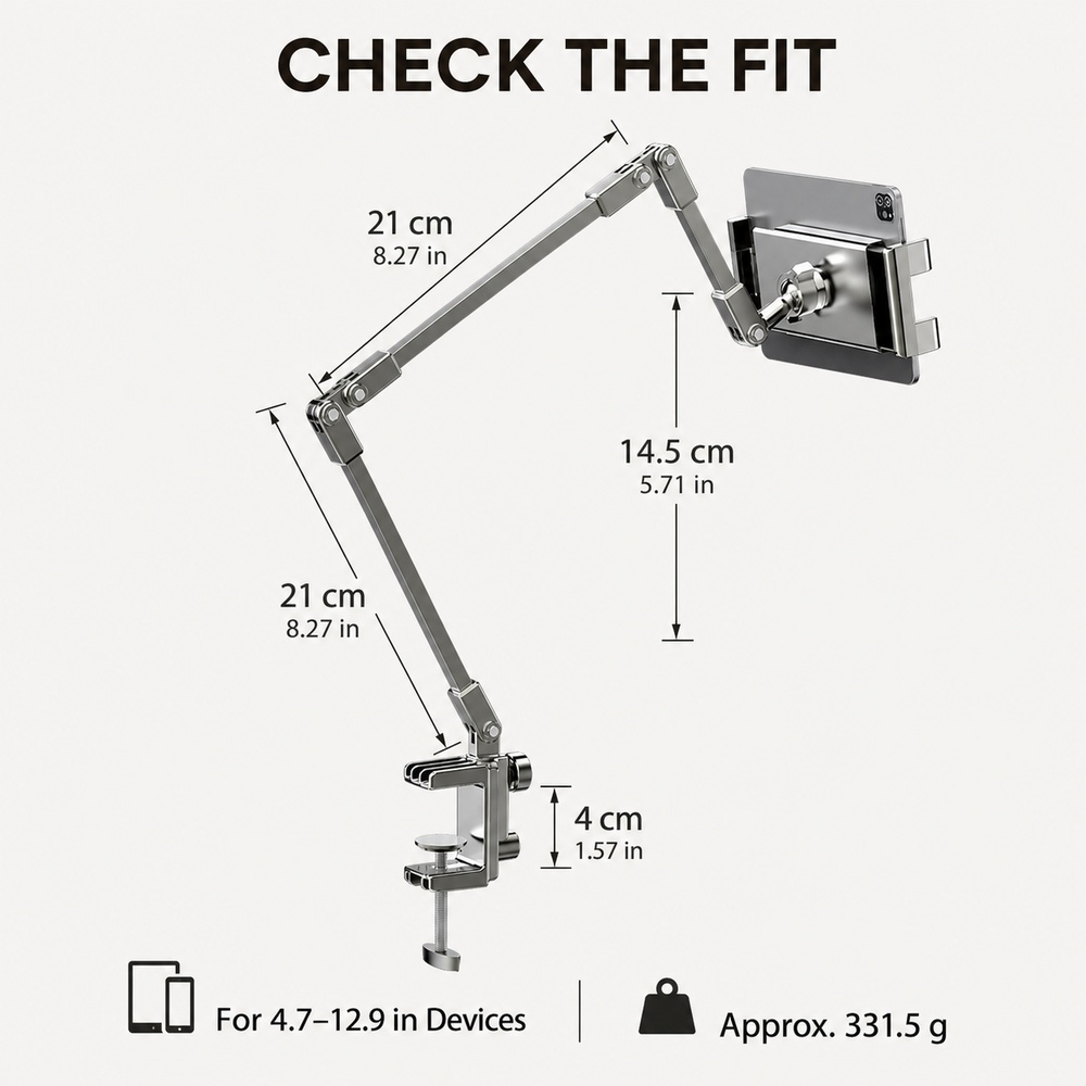 Adjustable Bed Phone Holder St - đánh giá và giá Trimble Tablet Accessories