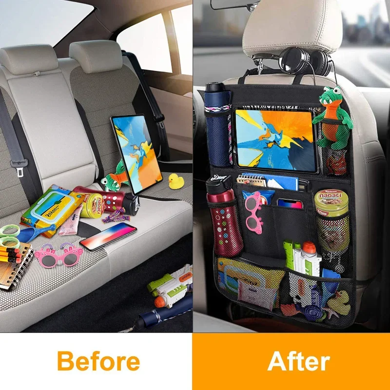 Car Backseat Organizer with To - đánh giá và giá Tablet Accessories Bag