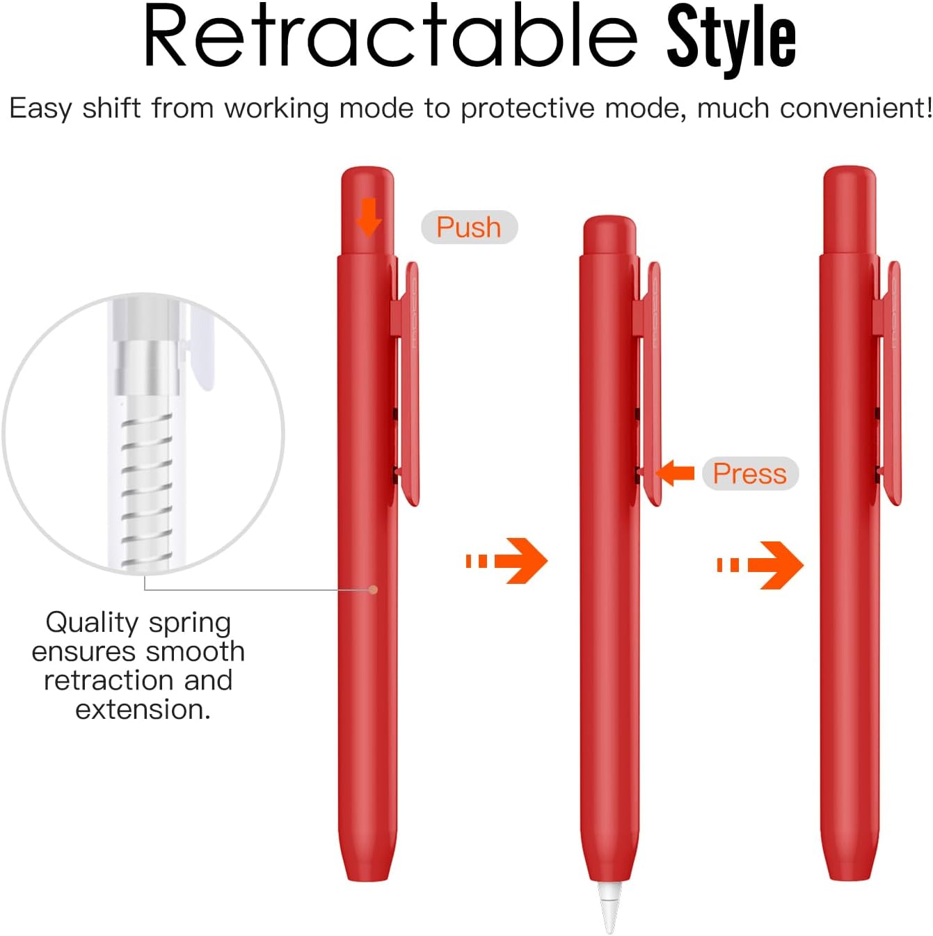 Retractable Holder Case for Ap - đánh giá và giá Tablet Pencil Accessories