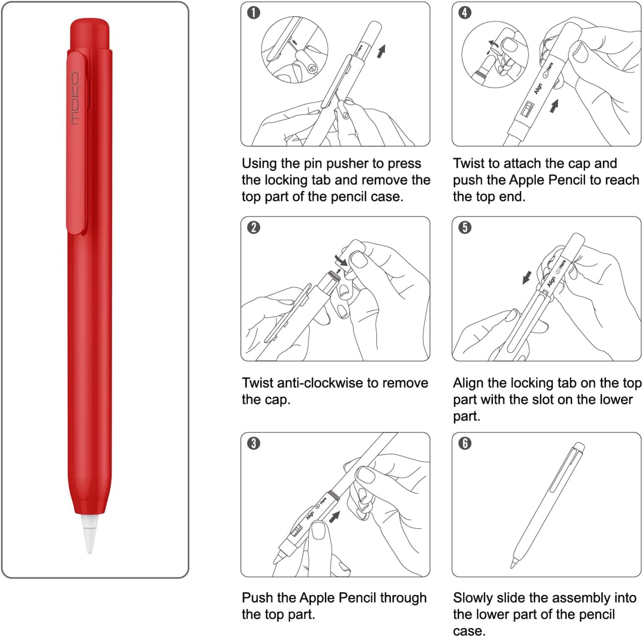 Retractable Holder Case for Ap - đánh giá và giá Tablet Pencil Accessories