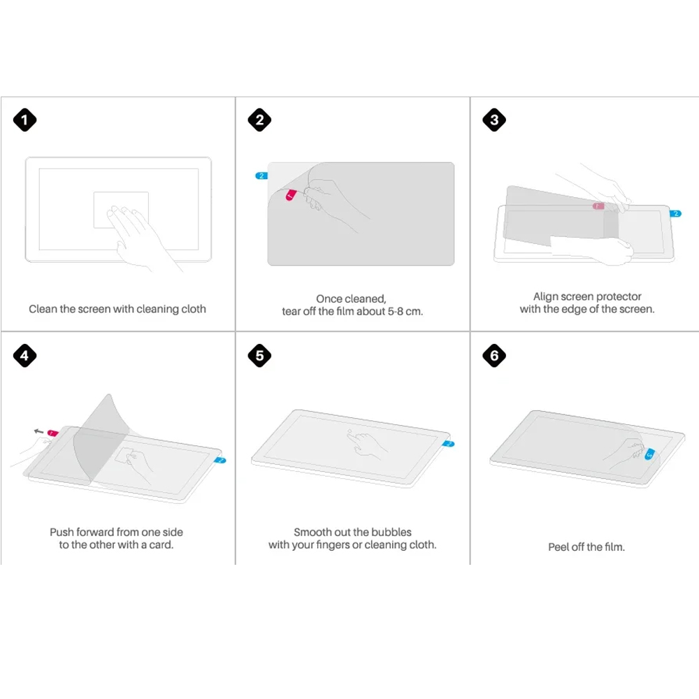 Protective Films for XP-Pen De - đánh giá và giá Wacom Tablet Accessories
