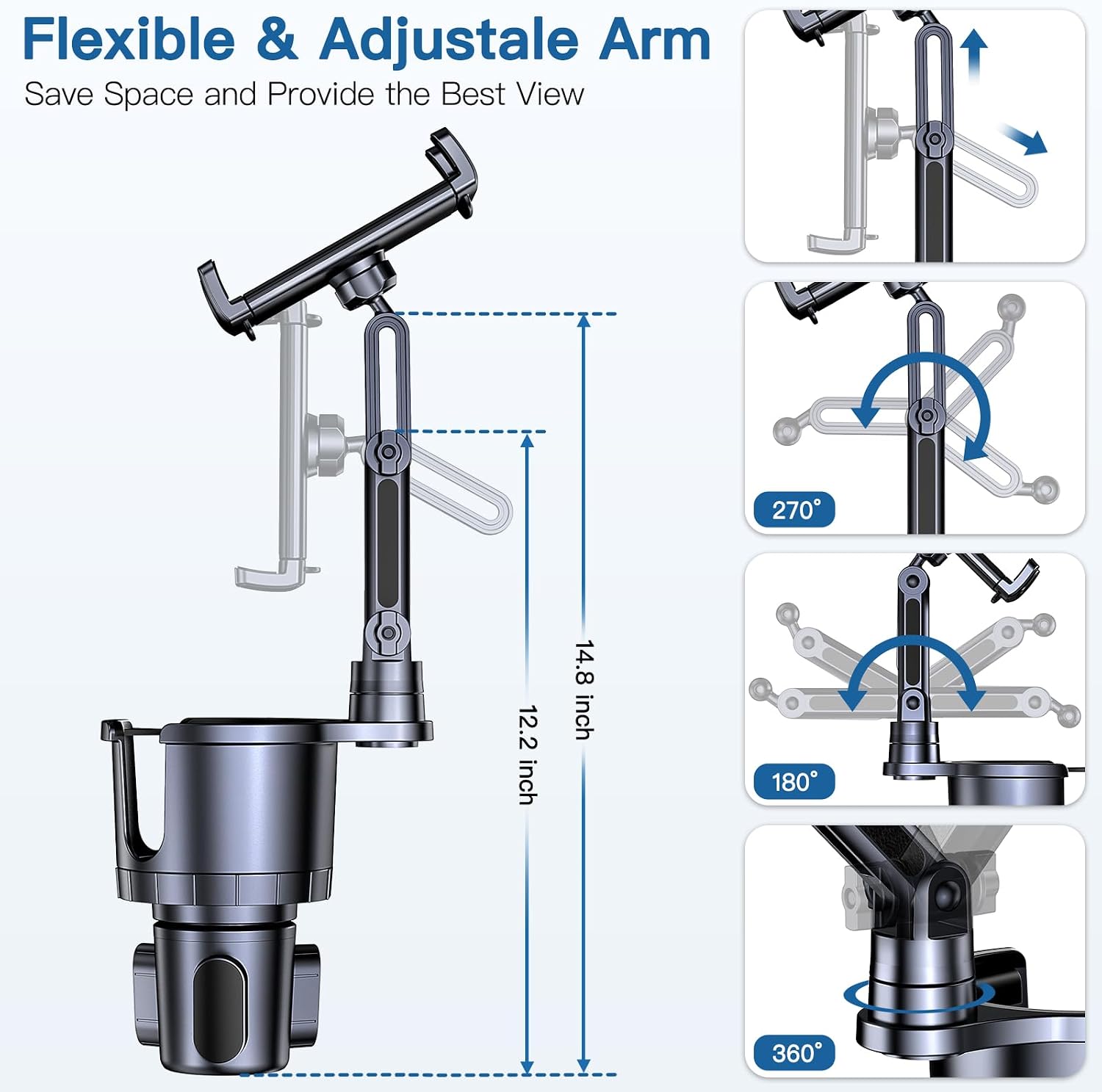 Cup Holder Phone Tablet Mount, - đánh giá và giá Trimble Tablet Accessories