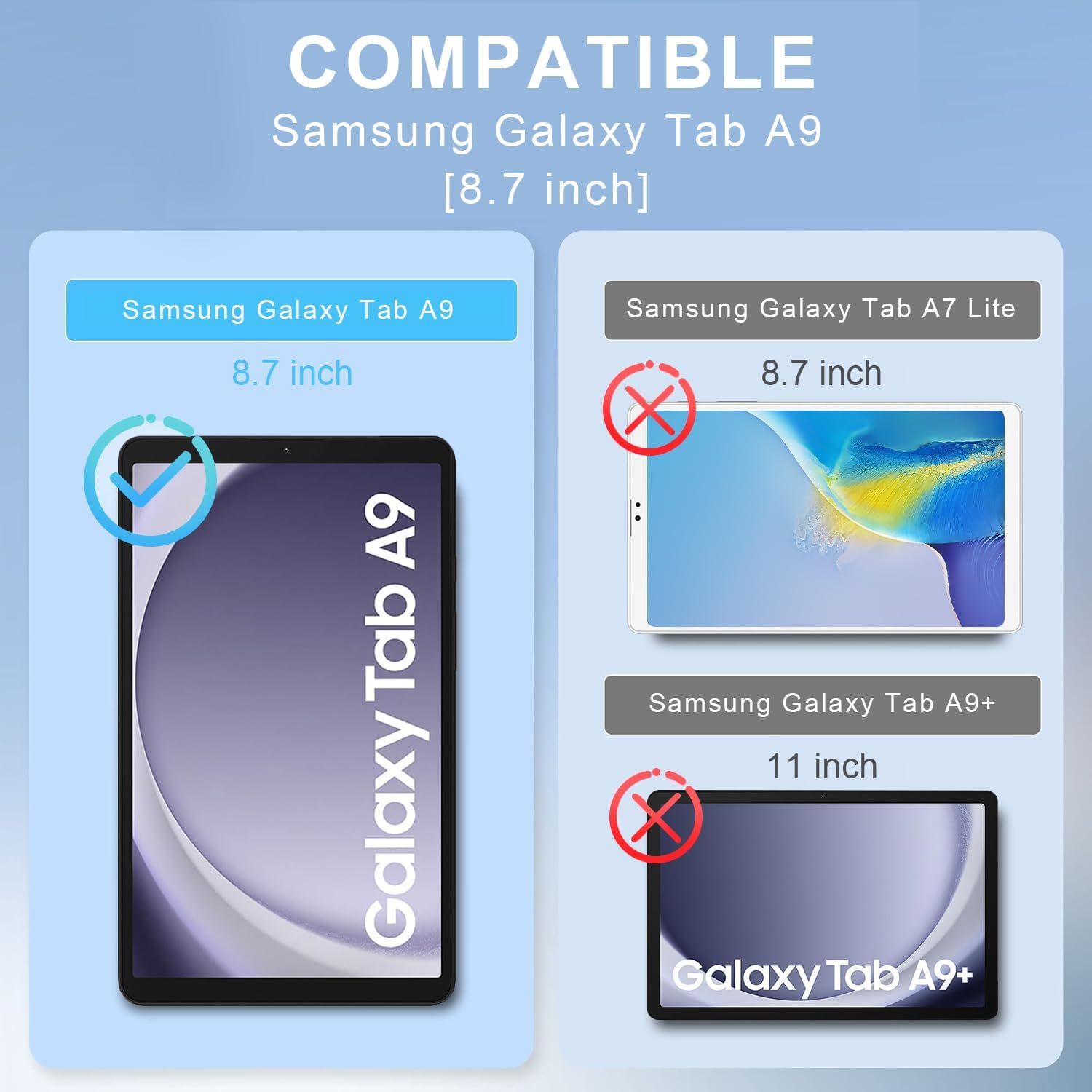 For Samsung Galaxy Tab A9 SM-X - đánh giá và giá Cheap Tablet Accessories