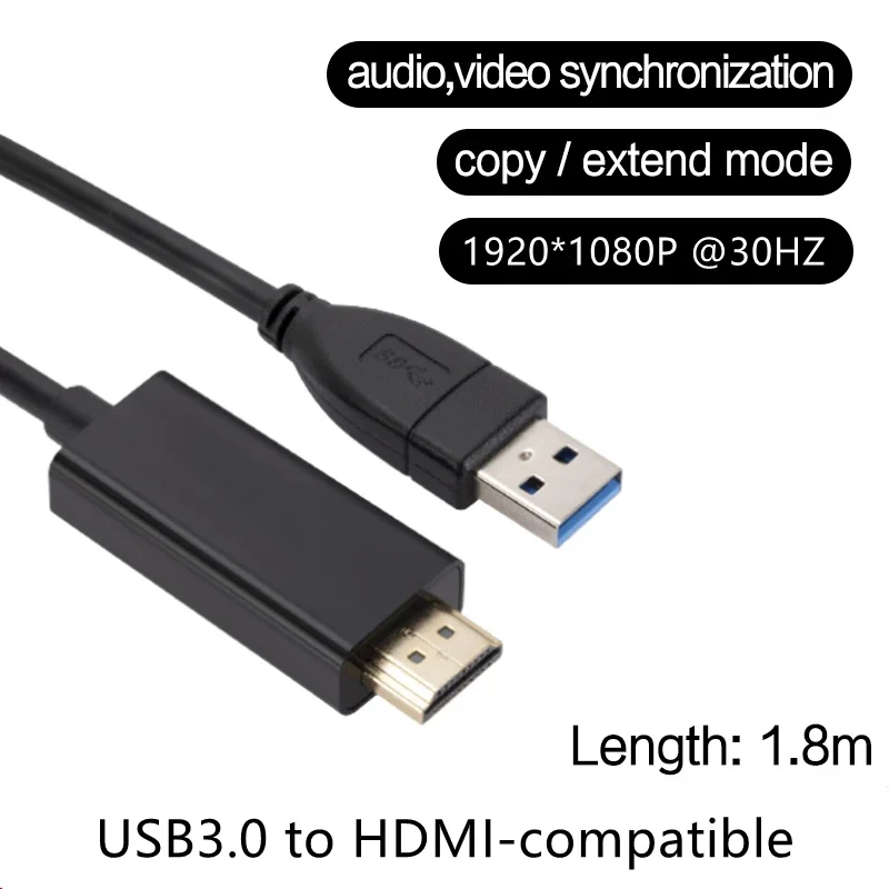 1.8M USB 3.0 To HDMI-compatibl - đánh giá và giá Hdmi Adapter Tablet