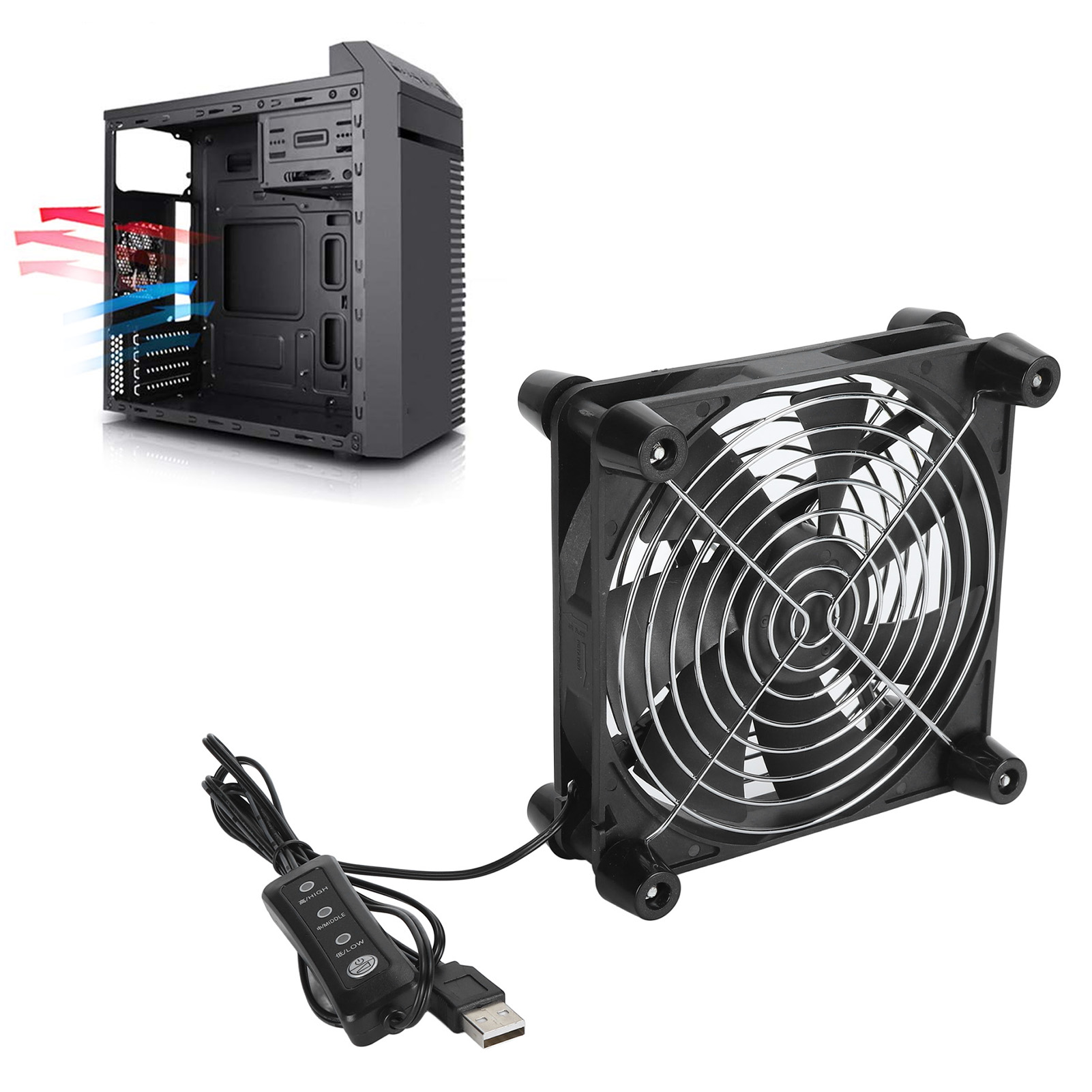 140mm Computer Case Fan 3 Spee - đánh giá và giá Boox Tablet Accessories