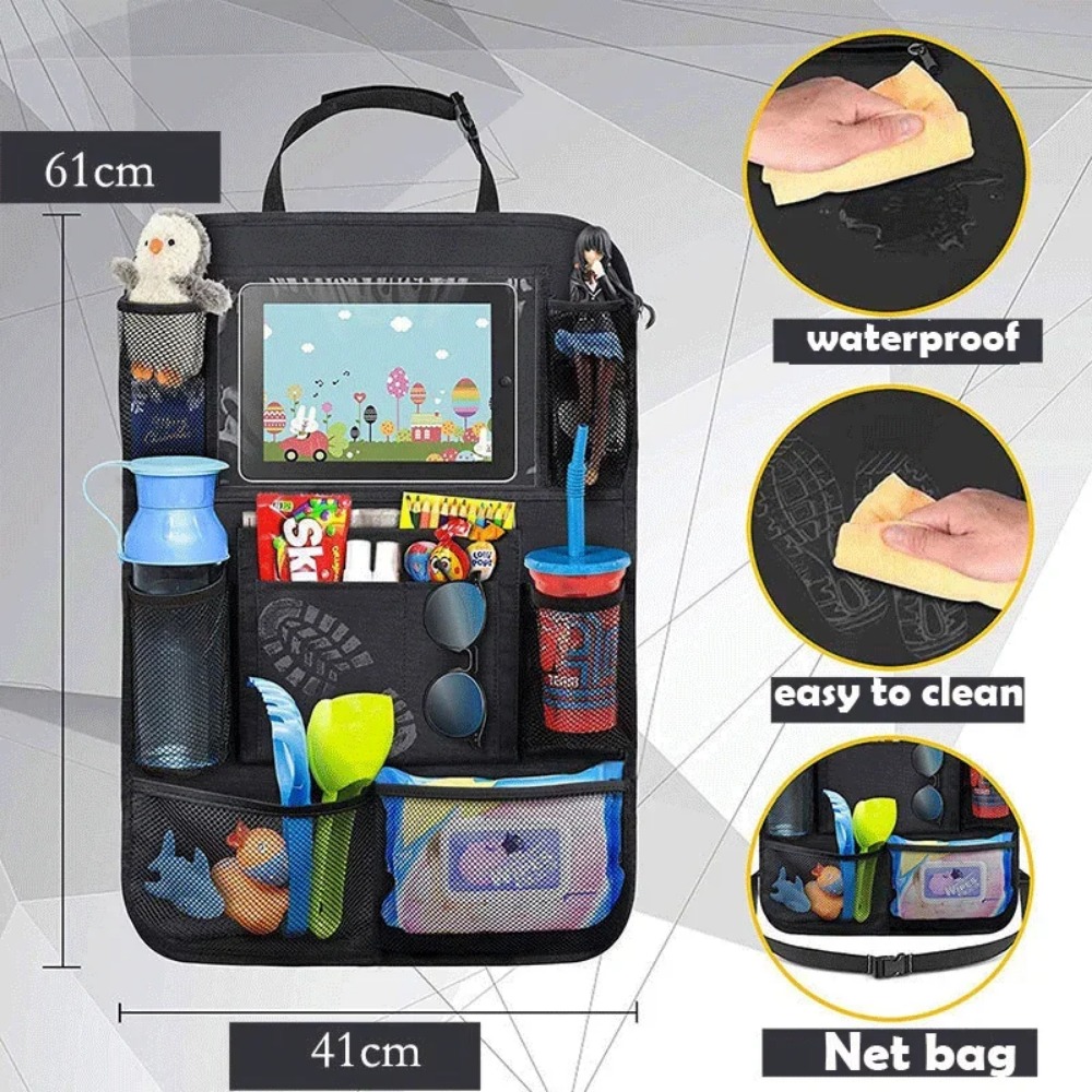 Car Seat Back Organizer 9 Stor - đánh giá và giá Tablet Accessories Bag