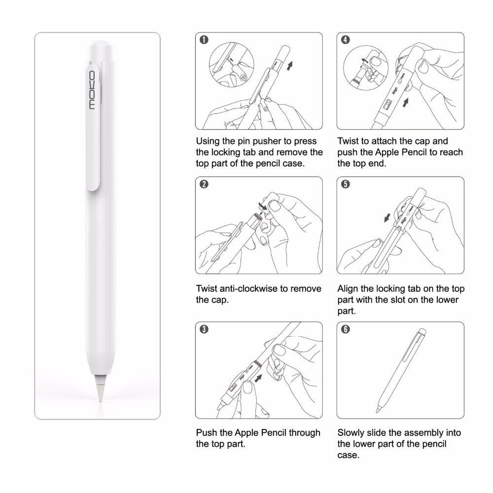Moko Ốp Lưng Bảo Vệ Cho Apple  - đánh giá và giá Tablet Pencil Accessories