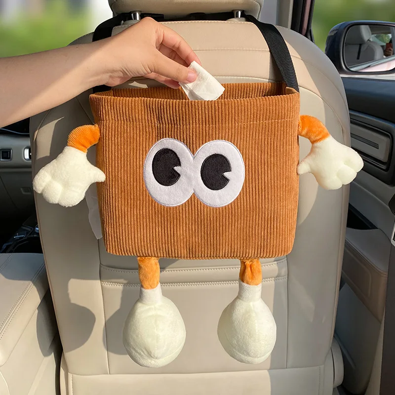 Car Trash Can Bin Cartoon Eye  - đánh giá và giá Tablet Car Accessories