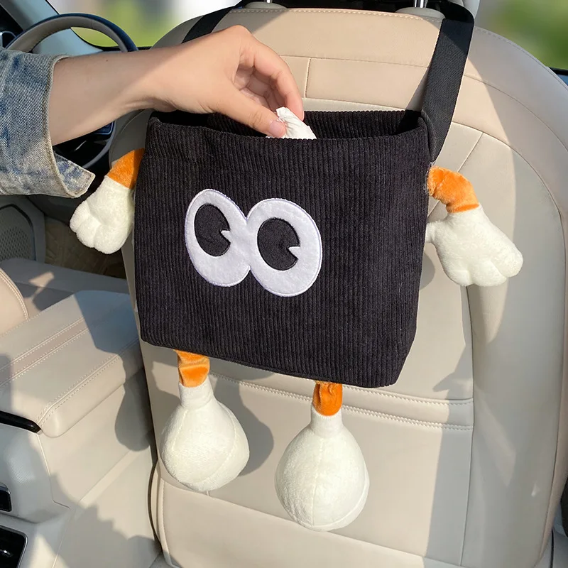Car Trash Can Bin Cartoon Eye  - đánh giá và giá Tablet Car Accessories