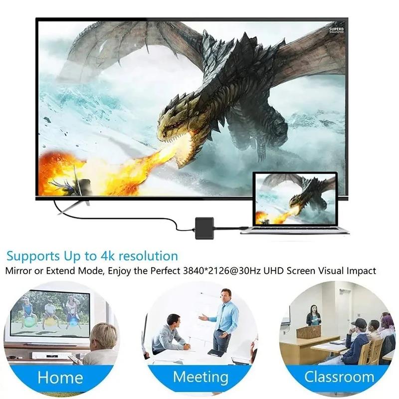 3 In 1 Type C to HDMI-compatib - đánh giá và giá Hdmi Adapter Tablet